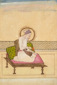 Emperador Aurangzeb, c.1725 de Mughal School